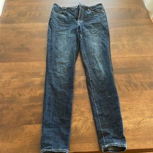 High Rise Skinny, American Eagle Jeans. X-Long, Size 8.